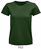 Camiseta Organica Pioneer Mujer Sols - Color Verde Botella